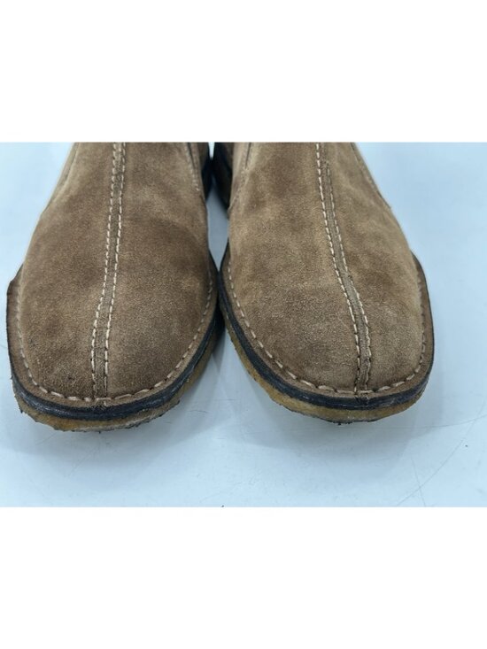 Johnston Murphy Men\'s Sheepskin Brown Suede Oxford Shoes Casual Sz 12 M 25-0560 main image 4